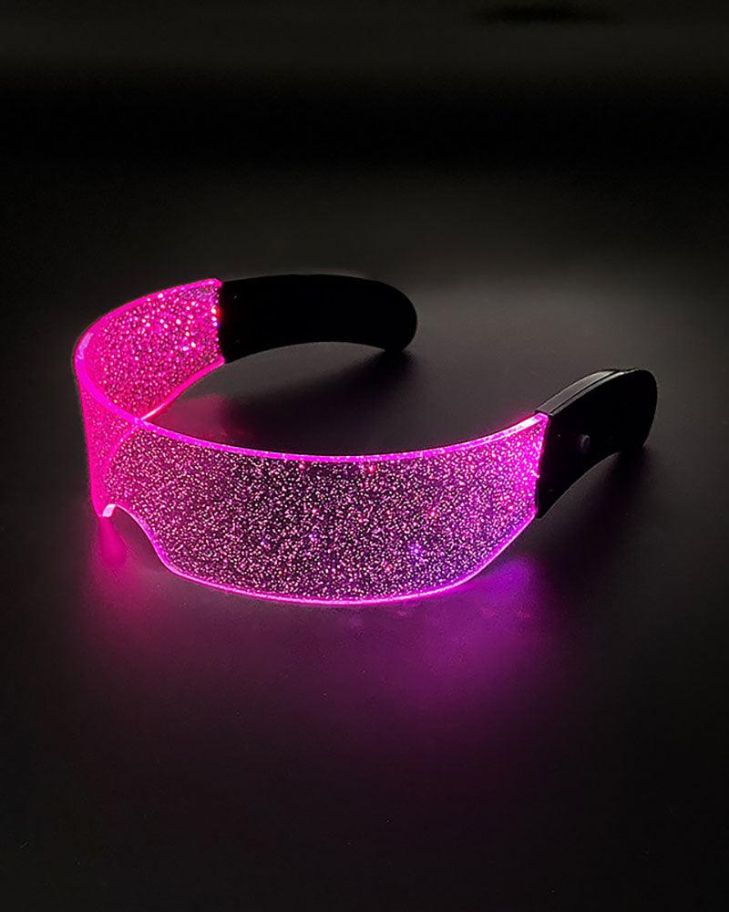 Dual Control Party Glasses Flashing Star Party Shades